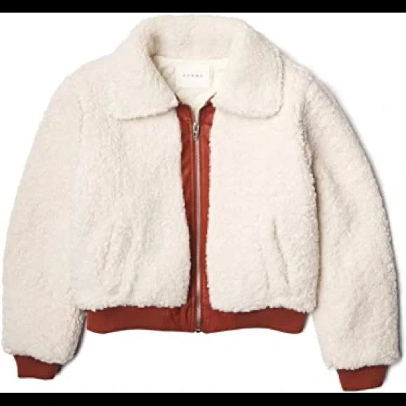 BLANK NYC Sherpa Jacket In Marshmallow - Picture 9 of 10